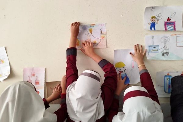 نمایشگاه نقاشی همیار گاز، دنیای شگفت‌انگیز کودکان