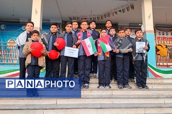 برپایی جشن طنین مقاومت در مدارس شهرستان قدس