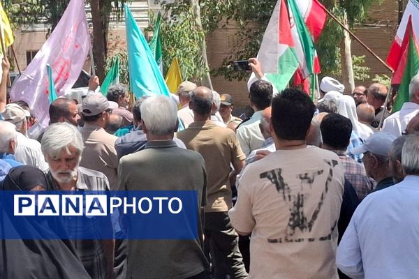 برگزاری راهپیمایی شهروندان در ناحیه یک شهرری