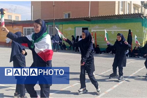 افتتاحیه المپیاد ورزشی درون مدرسه ای در دبیرستان مهر نیشابور