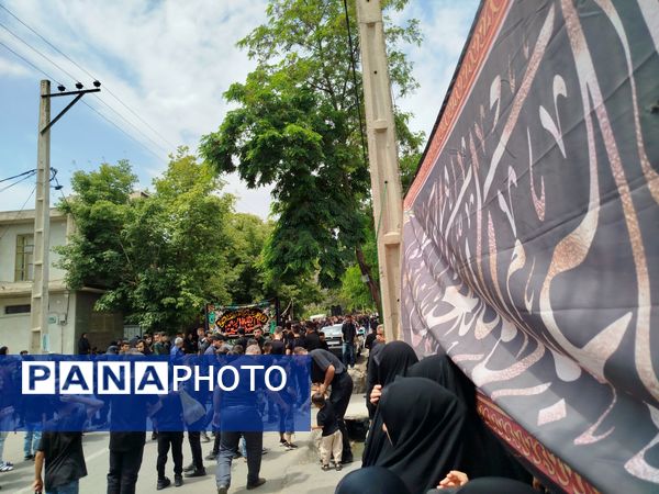 هیات عزاداری شهرستان هوراند در روز تاسوعا