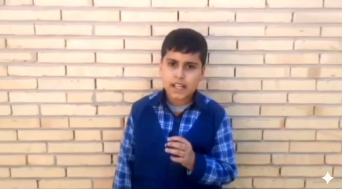 برگزاری مراسم ایام فاطمیه در دبستان ندای قرآن آزادشهر