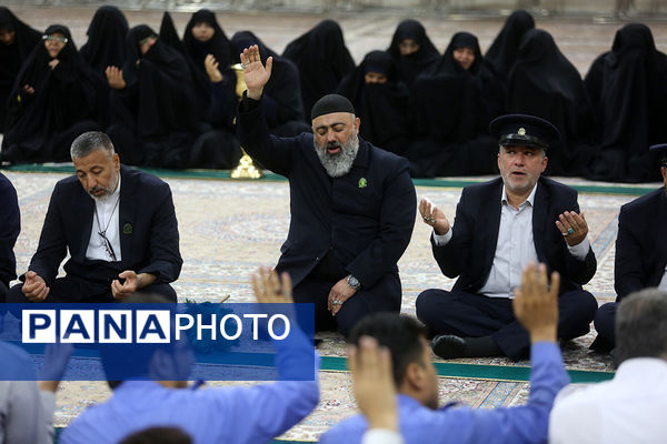 آیین سیاهپوشی حرم حضرت معصومه(س) در آستانه ماه عزاداری سیدالشهدا(ع)