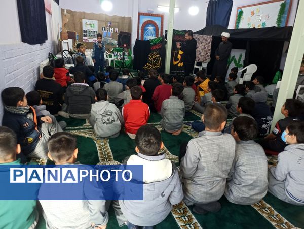 مراسم عزاداری حضرت زهرا (س) در دبستان پسرانه فضیلت 