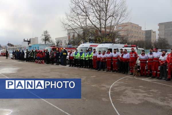 برگزاری بیست و ششمین مانور سراسری زلزله و ایمنی درمدارس استان اردبیل