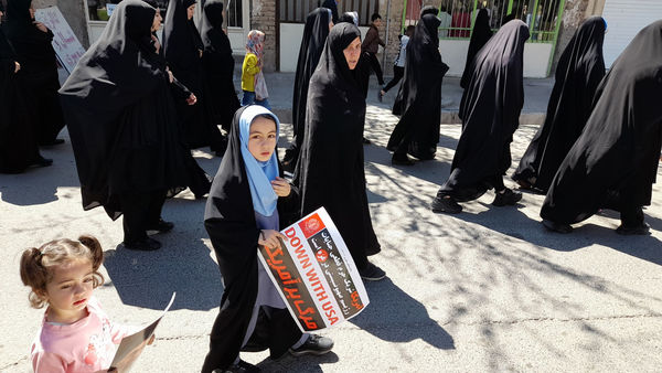 راهپیمایی روز قدس در شهر جعفریه قم