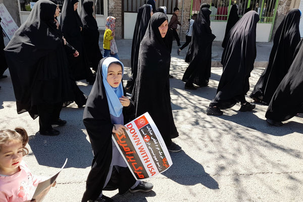 راهپیمایی روز قدس در شهر جعفریه قم