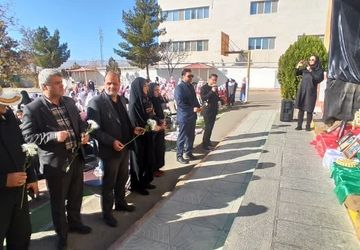 یادواره 118 شهید دانش‌آموز شهرستان بجنورد در مدرسه شاهد فاطمه زهرا(س)