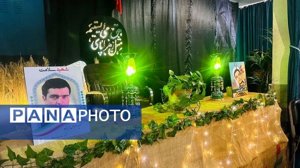  مراسم استقبال و تشییع شهید گمنام در دبیرستان شاهد زکیه ناحیه یک 