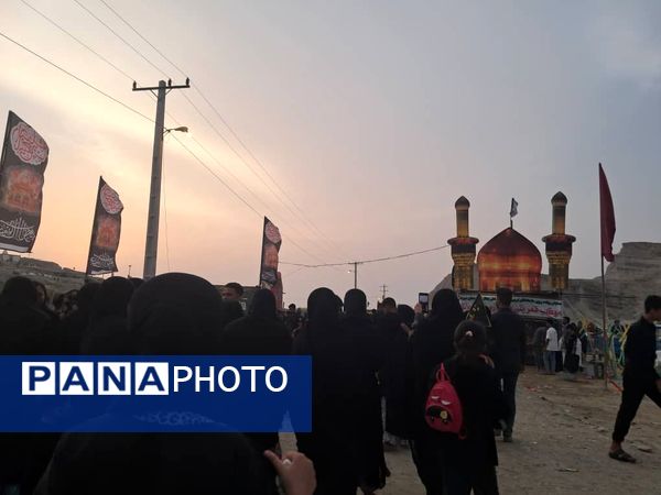 شور پیاده‌روی جاماندگان اربعین گامی به یاد شهدا
