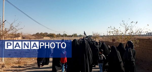 عزاداری فاطمی با حضور شهید گمنام در روستای ورجان قم
