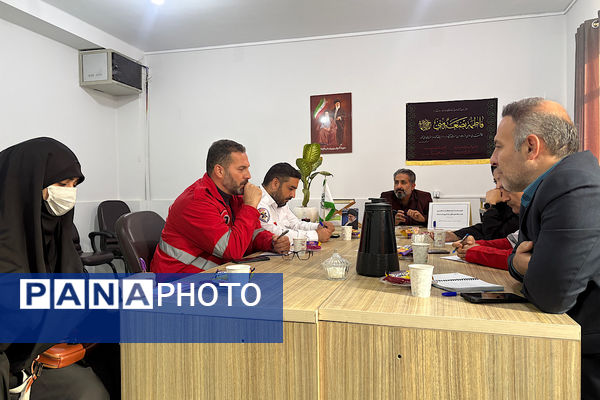 نشست هماهنگی مانور زلزله و ایمنی در مدارس