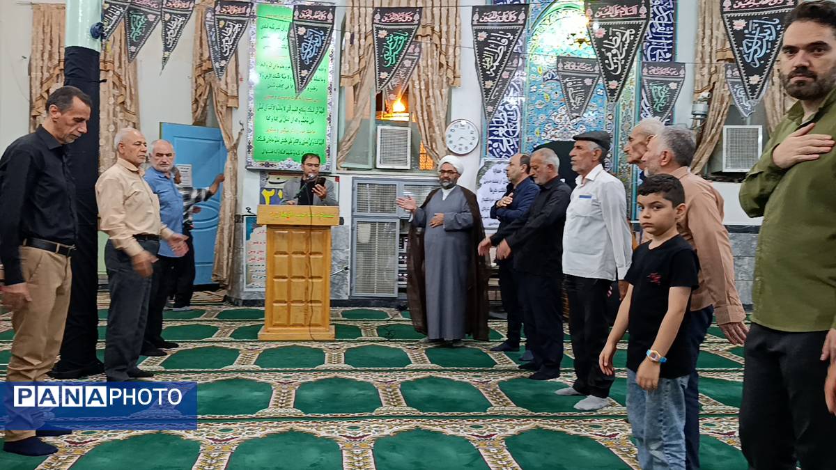عزاداری سالروز شهادت امام حسن عسکری (ع) در مسجد صاحبالزمان آشخانه