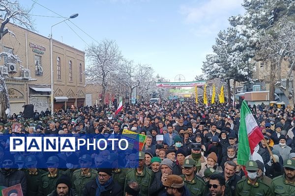 راهپیمایی ۲۲ بهمن در نیشابور 