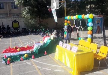 افتتاحیه المپیاد ورزشی در دبیرستان شاهد بروجرد