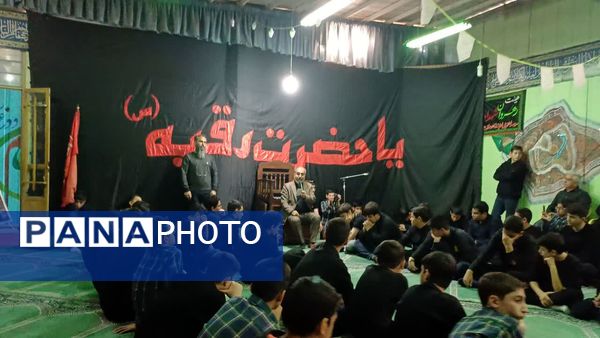 اندیشه شاهد هم‌نوا با غم فاطمه(س)