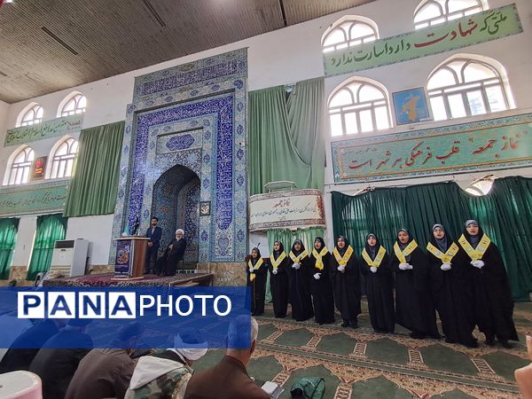 برگزاری آیین سیاسی نماز جمعه در مصلی قائمشهر