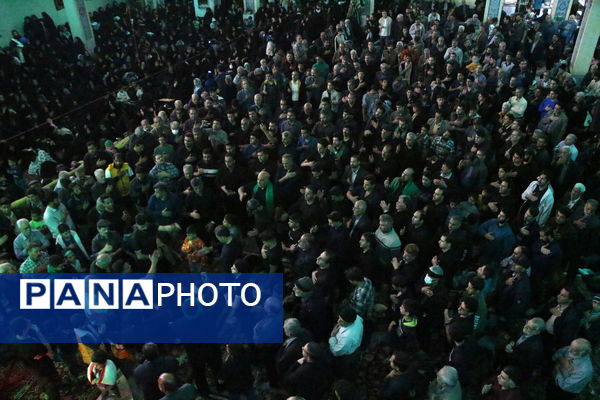 مراسم عزاداری فاطمیه در حسنیه چهارده معصوم یزد