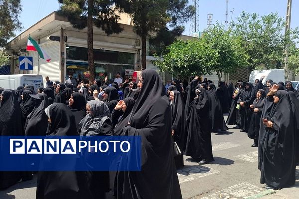 برگزاری راهپیمایی شهروندان در ناحیه یک شهرری