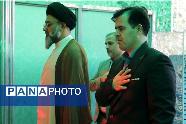 مراسم عزاداری هیئت‌های دانش‌آموزی مدارس پیشوا به مناسبت شهادت امامزاده جعفر(ع) در حرم مطهر آن حضرت