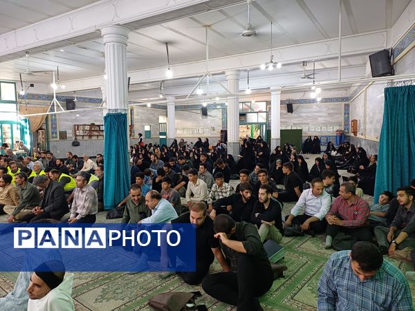 مراسم باشکوه یادواره شهدای شهرستان اسدآباد