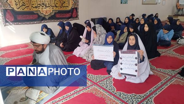 سلسله جلسات تبیین حدیث شریف کساء در دبیرستان شاهد تکتم ناحیه ۳