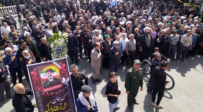 تشییع  باشکوه پیکر شهید  اقتدار حسن قنبری 