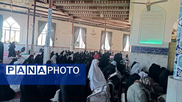 برگزاری مراسم تشییع نمادین پیکر حضرت فاطمه(س)در امامزاده سید محمد(ع)کاشمر