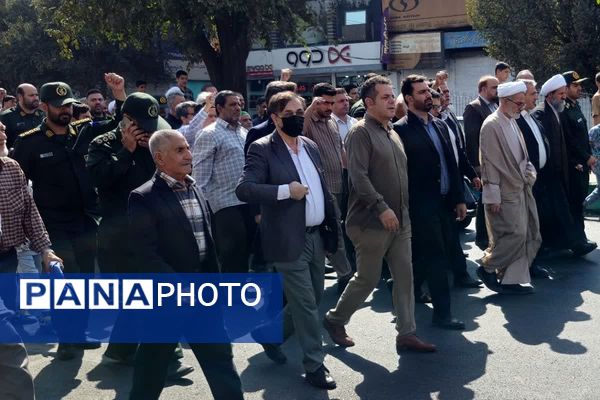 حضور پرشور مردم قرچک در راهپیمایی بشارت نصر