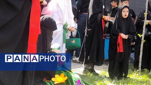 پیاده‌روی جاماندگان اربعین با حضور پرشور مردم حسینی نیشابور