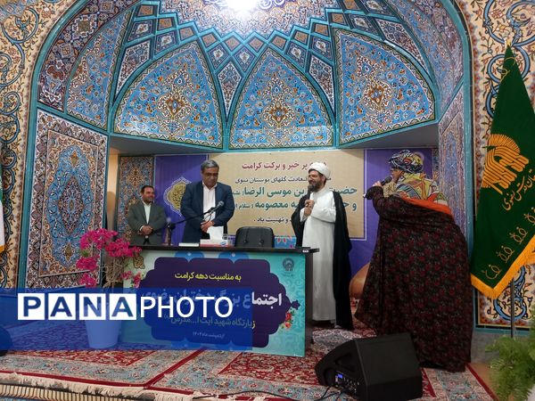 برگزاری اجتماع بزرگ دختران رضوی در شهرستان کاشمر 