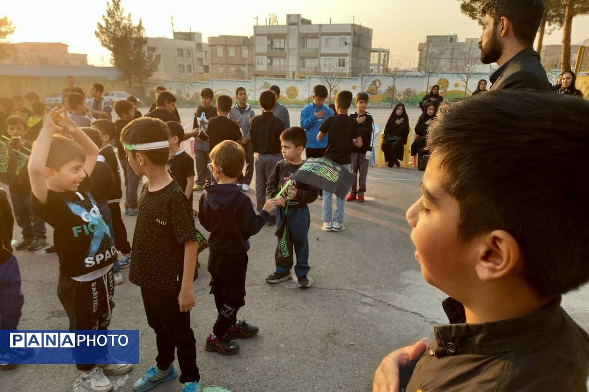 مراسم سوگواری حضرت فاطمه در دبستان هدایت ۲