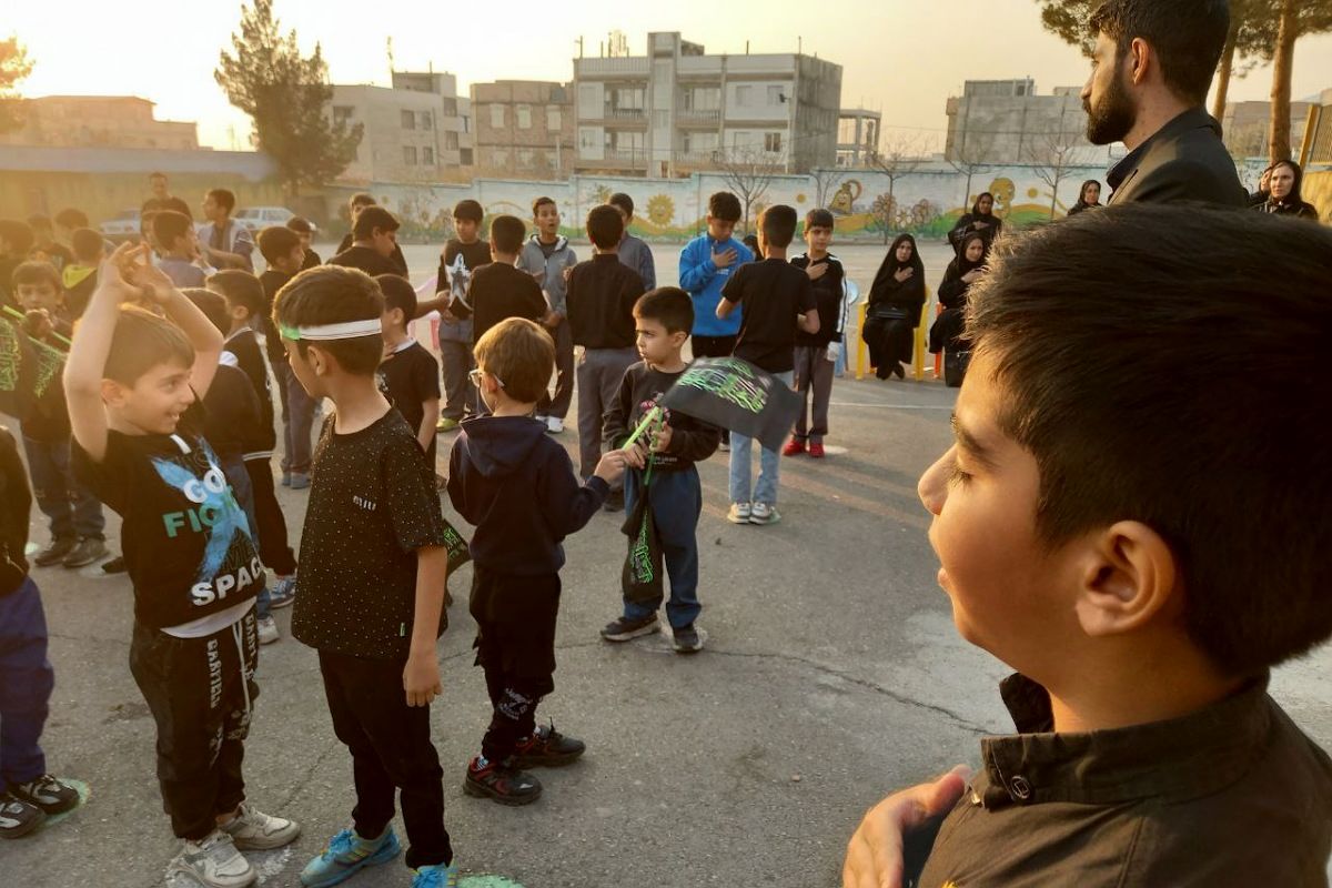 مراسم سوگواری حضرت فاطمه در دبستان هدایت ۲