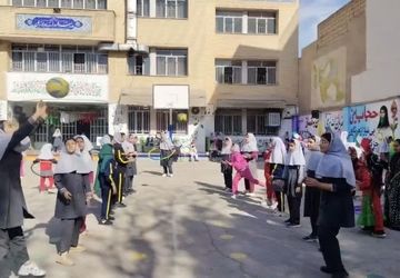 برگزاری المپیاد ورزشی در دبستان شهید مهدی قائدان ناحیه ۶ اصفهان 