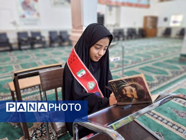 مراسم اعتکاف دانش آموزی آموزشگاه مریم سنگان شهرستان رشتخوار