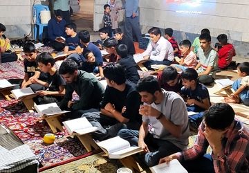 محفل قرآنی چهل شب با چهل شهید در کاشمر