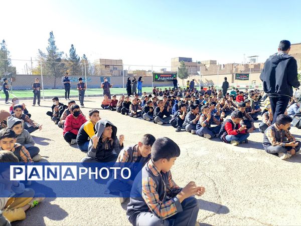  سوگواری شهادت حضرت زهرا (س) در دبستان شهید پسندیده فدافن