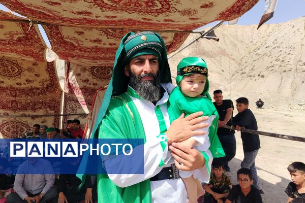 مراسم تعزیه خوانی در روز اربعین حسینی در شهر بار