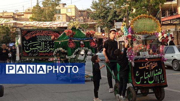 از کوچه تا خیابان، شهر بن غرق در عزای حسین بن علی(ع)