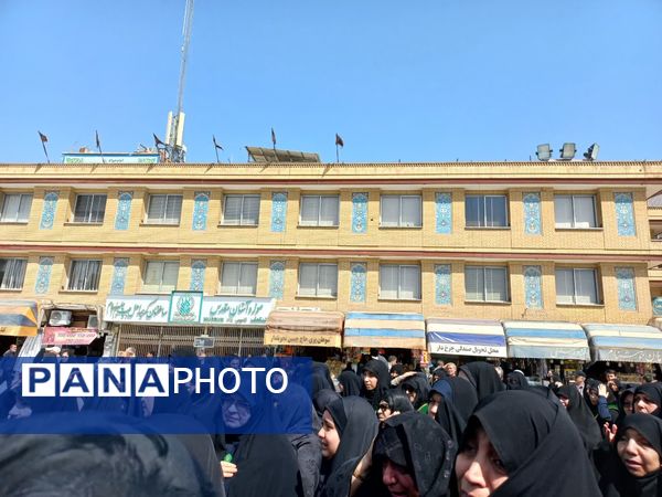 دسته عزاداری بانوان قم در سالروز شهادت امام رضا(ع)