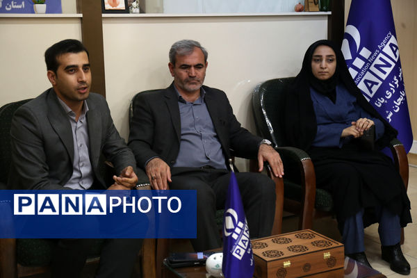 حضور مدیرکل آموزش و پرورش آذربایجان شرقی در خبرگزاری پانا به‌مناسبت سالروز تاسیس این رسانه