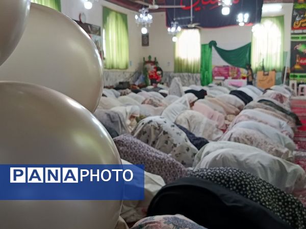 اولین روز اعتکاف دانش‌آموزان در فاروج 