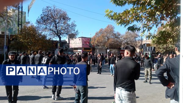 مراسم عزاداری شهادت حضرت فاطمه زهرا (س) در خیابان های نیشابور