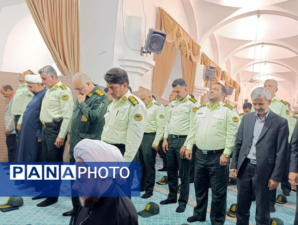 برگزاری نماز عبادی سیاسی جمعه همزمان با شروع هفته انتظامی در شهرستان خلیل اباد 