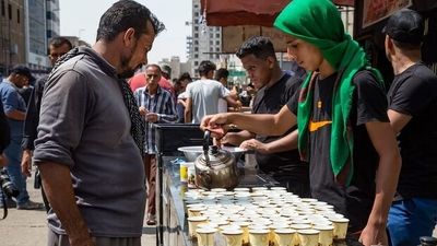 چهارمین شب میزبانی از زائران اربعین در موکب دانش‌آموزی شهید"مجتبی شریفی"