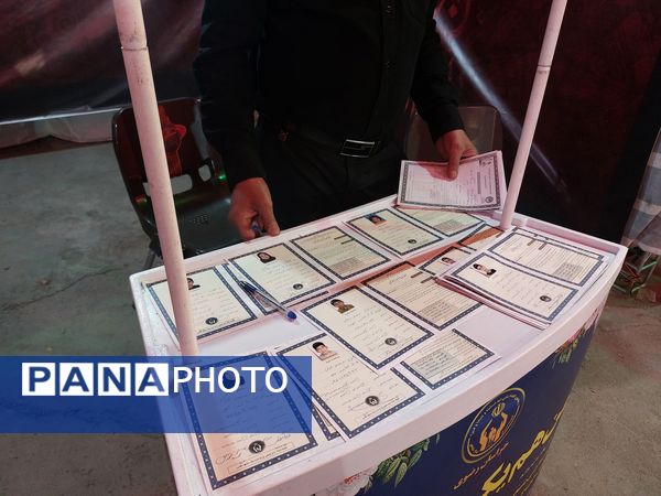 برپایی موکب پذیرایی آموزش و پرورش ناحیه 2 از زائران پیاده رضوی