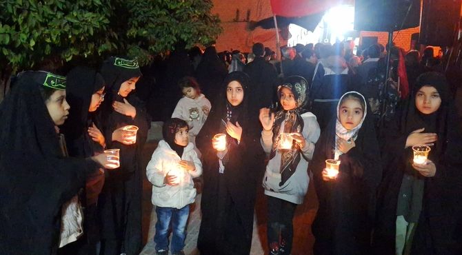 کاروان جهادی پهلوان بی مزار در سوگ مادر سادات