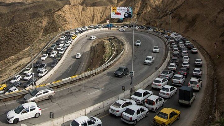 جاده هراز ۲ شب مسدود می‌شود