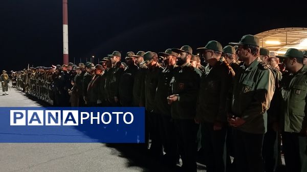 آیین استقبال از ۶ شهید گمنام در استان چهارمحال و بختیاری