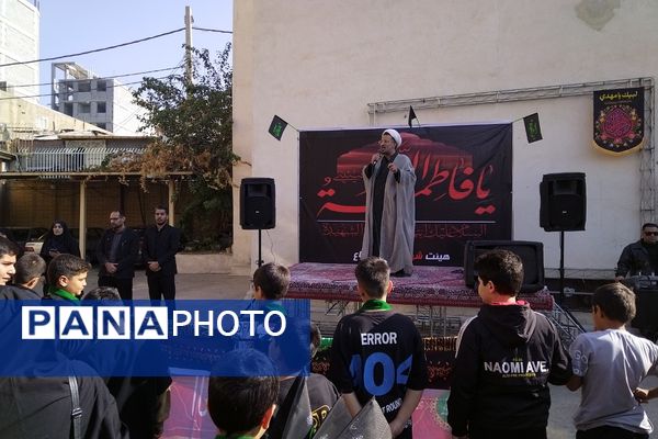 برپایی مراسم سوگواری بانوی دو عالم حضرت فاطمه (س)